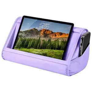 Tablet Pillow Stand - Purple Amethyst, 11" Slot Tablet Pillow Stand - Purple Amethyst, 11" Slot