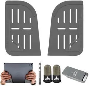 Silicone Gaming Grip Case for iPad Anti Slip Game Control Protector for PUBG Mobile Shooting Games with Finger Sleeves and Storage Box Anti Accidental Touch Finger Protection Gaming Accessories Silicone Gaming Grip Case for iPad Anti Slip Game Control Protector for PUBG Mobile Shooting Games with Finger Sleeves and Storage Box Anti Accidental Touch Finger Protection Gaming Accessories