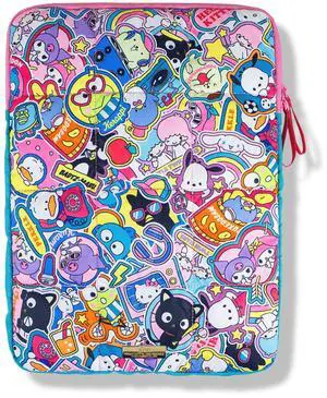 Sanrio | Puffy Laptop Sleeve | 15-16 Inch, Quilted Pillow Puffer Laptop Carrying Case, Computer Sleeve | Hello Kitty & Friends Stickers Sanrio | Puffy Laptop Sleeve | 15-16 Inch, Quilted Pillow Puffer Laptop Carrying Case, Computer Sleeve | Hello Kitty & Friends Stickers