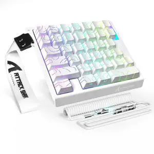 M36 HE One-Handed Magnetic Switch Keyboard, 8000Hz Polling, Hot-Swappable, High-Precision 0.01mm, 36 Keys Wired Keypad with RGB Backlit, C01 Ultra Led Aviator Cable-White Contour M36 HE One-Handed Magnetic Switch Keyboard, 8000Hz Polling, Hot-Swappable, High-Precision 0.01mm, 36 Keys Wired Keypad with RGB Backlit, C01 Ultra Led Aviator Cable-White Contour