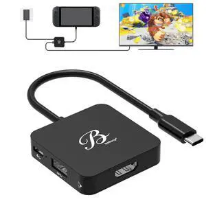 Switch 2 Dock for Nintendo Switch 2, Portable USB C Docking Station with 4K@60Hz HDMI, 100W PD Charging, USB 3.0 Hub, TV Dock Compatible with Steam Deck, ROG Ally X, Legion Go & Legion Go S Switch 2 Dock for Nintendo Switch 2, Portable USB C Docking Station with 4K@60Hz HDMI, 100W PD Charging, USB 3.0 Hub, TV Dock Compatible with Steam Deck, ROG Ally X, Legion Go & Legion Go S