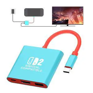 Switch Docking Station for TV Dock Station for Nintendo Switch Accessories Adapter Compatible Steam Deck/Nintendo Oled/Rog Ally/Macbook/Ipad Accessories Support 4K/60HZ TV Mode HDMI USB 3.0 Port Switch Docking Station for TV Dock Station for Nintendo Switch Accessories Adapter Compatible Steam Deck/Nintendo Oled/Rog Ally/Macbook/Ipad Accessories Support 4K/60HZ TV Mode HDMI USB 3.0 Port