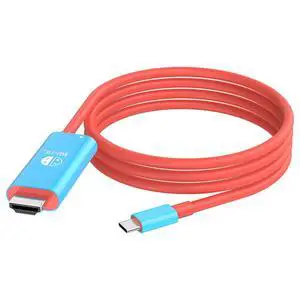 USB C to HDMI Cable for Nintendo Switch Dock Station, 6.6FT 4K HDTV Cable USB C to HDMI Cable for Nintendo Switch Dock Station, 6.6FT 4K HDTV Cable