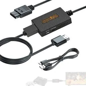 N64 to HDMI Adapter, HDMI Converter for N64/Gamecube/SNES/SFC Game Console N64 to HDMI Adapter, HDMI Converter for N64/Gamecube/SNES/SFC Game Console