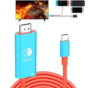 Switch 2 Dock for Nintendo Switch & OLED, USB C to HDMI Adapter for Nintendo Switch Dock, Type-C to HDMI Conversion Cable Replaces The Original Switch Dock Station for TV Projection Screen Switch 2 Dock for Nintendo Switch & OLED, USB C to HDMI Adapter for Nintendo Switch Dock, Type-C to HDMI Conversion Cable Replaces The Original Switch Dock Station for TV Projection Screen