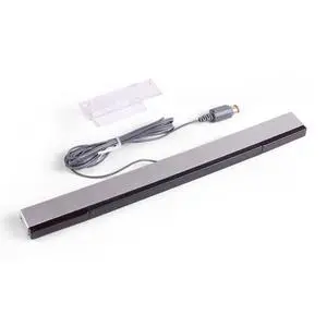 Replacement Wired Infrared IR Ray Motion Sensor Bar Compatible Nintendo Wii and Wii U Console (Silver/Black) Replacement Wired Infrared IR Ray Motion Sensor Bar Compatible Nintendo Wii and Wii U Console (Silver/Black)