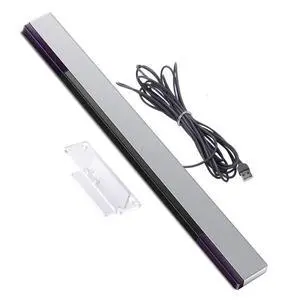 USB Sensor Bar for Wii, Replacement Wired Infrared Ray Sensor Bar for Nintendo Wii and Wii U Console USB Sensor Bar for Wii, Replacement Wired Infrared Ray Sensor Bar for Nintendo Wii and Wii U Console