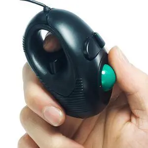 Mini Handheld Trackball Mouse Finger Mouse USB Wire with Roller Ball Mini Handheld Trackball Mouse Finger Mouse USB Wire with Roller Ball