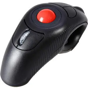 Wireless 2.4G USB Ergonomic Trackball Handheld Finger Mouse Wireless 2.4G USB Ergonomic Trackball Handheld Finger Mouse