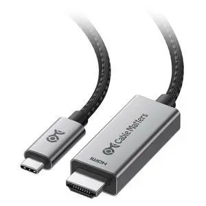 48Gbps Unidirectional USB C to HDMI 2.1 Cable, 6ft 48Gbps Unidirectional USB C to HDMI 2.1 Cable, 6ft