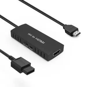 Wii to HDMI Adapter - Convert 1080P/720P Ypbpr Signals to Digital HDMI for Nintendo Wii and U Wii to HDMI Adapter - Convert 1080P/720P Ypbpr Signals to Digital HDMI for Nintendo Wii and U