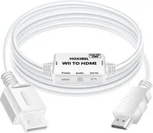 Wii to HDMI Converter Adapter 1080P Video Output,with 3.5mm Audio Jack Wii to HDMI Converter Adapter 1080P Video Output,with 3.5mm Audio Jack