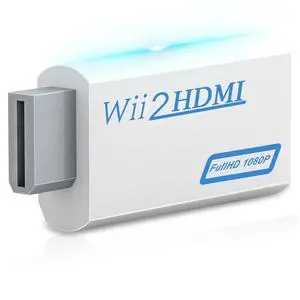 Wii HDMI Adapter 1080P Wii to HDMI Adapter for Nintendo Wii/Wii U Wii HDMI Adapter 1080P Wii to HDMI Adapter for Nintendo Wii/Wii U