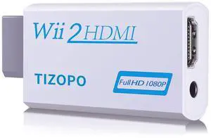 Wii to HDMI Converter,Wii HDMI Adapter Output Video Audio HDMI Converter 1080Pwith 3,5mm Audio Jack&HDMI Output Compatible with Wii, Wii U, HDTV, Supports All Wii Display Modes 720P, NTSC Wii to HDMI Converter,Wii HDMI Adapter Output Video Audio HDMI Converter 1080Pwith 3,5mm Audio Jack&HDMI Output Compatible with Wii, Wii U, HDTV, Supports All Wii Display Modes 720P, NTSC