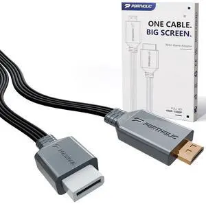 Wii to HDMI Adapter Converter 1080P 5ft/150cm,Wii HDMI Cable for Full HD Device,Plug & Play Wii 2 HDMI Cord, Compatible with Nintendo Wii/Wii U, HDTV, Monitor-Supports All Wii Display Mode Wii to HDMI Adapter Converter 1080P 5ft/150cm,Wii HDMI Cable for Full HD Device,Plug & Play Wii 2 HDMI Cord, Compatible with Nintendo Wii/Wii U, HDTV, Monitor-Supports All Wii Display Mode
