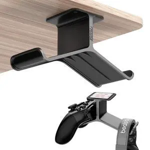 Controller Holder,Headphone Stand Headset and Controller Stand Under Desk Controller Holder with Strong Double Sided Tape Universal Design for Xbox ONE, PS5, PS4, PC Controller Holder,Headphone Stand Headset and Controller Stand Under Desk Controller Holder with Strong Double Sided Tape Universal Design for Xbox ONE, PS5, PS4, PC