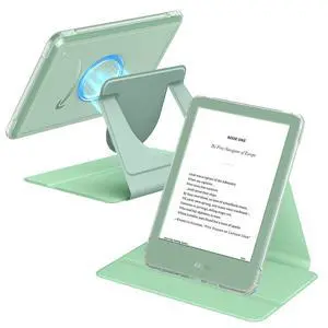 360°Rotating Case for 6" Kindle 11th Generation 2024/2022, Matcha | Clear Back, Detachable Magnetic, Adjustable Stand Cover, Auto Wake/Sleep, for Kindle Basic e-reader 360°Rotating Case for 6" Kindle 11th Generation 2024/2022, Matcha | Clear Back, Detachable Magnetic, Adjustable Stand Cover, Auto Wake/Sleep, for Kindle Basic e-reader