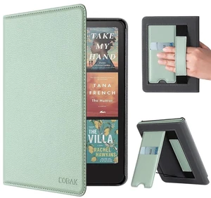 Case with Stand for Kindle Paperwhite 12th Gen 2024 Released (7") & Kindle Colorsoft Signature Edition - Durable PU Leather Cover with Auto Sleep Wake, Card Slot, Hand Strap Feature, Sage Green Case with Stand for Kindle Paperwhite 12th Gen 2024 Released (7") & Kindle Colorsoft Signature Edition - Durable PU Leather Cover with Auto Sleep Wake, Card Slot, Hand Strap Feature, Sage Green