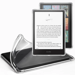 Clear Case for 7" Kindle Paperwhite 12th Gen 2024 & Kindle Colorsoft | Lightweight, Scratch-Proof Silicone Back Cover Clear Case for 7" Kindle Paperwhite 12th Gen 2024 & Kindle Colorsoft | Lightweight, Scratch-Proof Silicone Back Cover