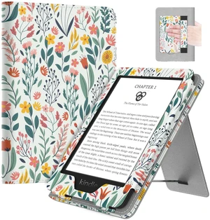 Case for 6" Kindle (11th Generation,2024/2022), Flowers | Fits Kindle 10th/8th Generation (2019/2016), Ultra Lightweight PU Shell Cover, Auto Wake/Sleep Case for 6" Kindle (11th Generation,2024/2022), Flowers | Fits Kindle 10th/8th Generation (2019/2016), Ultra Lightweight PU Shell Cover, Auto Wake/Sleep