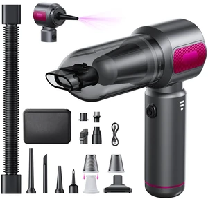 Handheld Car Vacuum Cleaner High Power 22000Pa, Cordless Portable Vacuum | 2-in-1 Vac & Blow, Mini Vacuum for Car Detailing Use, Washable HEPA Filter, Rechargeable 7800mAh, Multi-Nozzle, Storage Bag Handheld Car Vacuum Cleaner High Power 22000Pa, Cordless Portable Vacuum | 2-in-1 Vac & Blow, Mini Vacuum for Car Detailing Use, Washable HEPA Filter, Rechargeable 7800mAh, Multi-Nozzle, Storage Bag