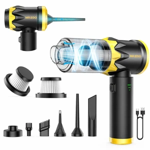 Car Vacuum Portable Cordless, 22000Pa Handheld Vacuum and Air Duster | 126000RPM Brushless Motor, 35-Min Runtime, 4-in-1 Versatility, Multi-Nozzle Mini Detailing Vacuum for Car, Home Car Vacuum Portable Cordless, 22000Pa Handheld Vacuum and Air Duster | 126000RPM Brushless Motor, 35-Min Runtime, 4-in-1 Versatility, Multi-Nozzle Mini Detailing Vacuum for Car, Home