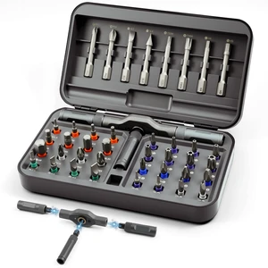 Magnetic Ratcheting Screwdriver Set, 42 in 1 Ratchet Screwdriver Sets, S2 Steel Bits Screw Driver DIY, Suitable for Furniture Assembly, Precision Electrical Appliance Repair, Bicycle Tools Magnetic Ratcheting Screwdriver Set, 42 in 1 Ratchet Screwdriver Sets, S2 Steel Bits Screw Driver DIY, Suitable for Furniture Assembly, Precision Electrical Appliance Repair, Bicycle Tools