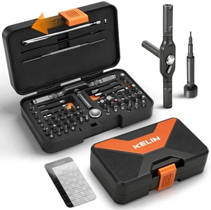 78 IN 1 Magnetic Ratchet Screwdriver Set with Detachable T Handle | S2 Steel Bits, for Furniture, Precision Electronics, Bicycle Repair, Gift for Men Husband 78 IN 1 Magnetic Ratchet Screwdriver Set with Detachable T Handle | S2 Steel Bits, for Furniture, Precision Electronics, Bicycle Repair, Gift for Men Husband