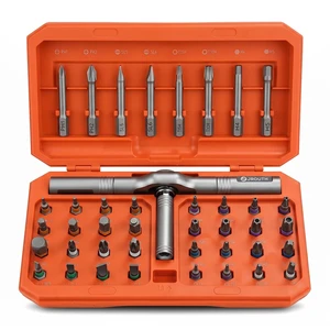42-in-1 Magnetic Screwdriver Set, T-Handle Ratcheting Bits for Repair | 42-in-1 magnetic screwdriver set, 42 bits. T-handle ratchet for high torque. Storage case. For computer/bike/DIY/furniture. 42-in-1 Magnetic Screwdriver Set, T-Handle Ratcheting Bits for Repair | 42-in-1 magnetic screwdriver set, 42 bits. T-handle ratchet for high torque. Storage case. For computer/bike/DIY/furniture.