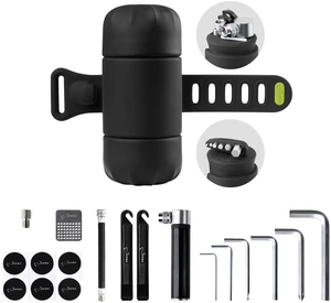 Bike Portable Tool Kit, 14-in-1 Bicycle Repair Capsule for Cycling | Compact & Easy Setup, Scratch-Free & Waterproof Silicone Tool Bag with Tire Lever, Mini Pump & Wrench for Emergency Repairs Bike Portable Tool Kit, 14-in-1 Bicycle Repair Capsule for Cycling | Compact & Easy Setup, Scratch-Free & Waterproof Silicone Tool Bag with Tire Lever, Mini Pump & Wrench for Emergency Repairs