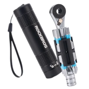 Bike Repair Tool Kit, Portable 72-Tooth Ratchet Set with 8 S2 Bits | 72-tooth two-way ratchet, 8 S2 hex, Torx, Phillips and slotted bits, magnetic holder and aluminum tube for portable repairs. Bike Repair Tool Kit, Portable 72-Tooth Ratchet Set with 8 S2 Bits | 72-tooth two-way ratchet, 8 S2 hex, Torx, Phillips and slotted bits, magnetic holder and aluminum tube for portable repairs.