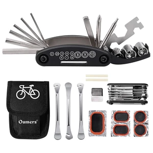 Multi-Function Bike Cycling Mechanic Repair Kit with 3pc Tire Lever 5pc Tyre Patches Tire Rasp Work Bag Multi-Function Bike Cycling Mechanic Repair Kit with 3pc Tire Lever 5pc Tyre Patches Tire Rasp Work Bag