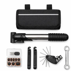 Bike Tire Repair Kit All-in-One Bicycle Repair Kit with Pump, Multi Tool & Tire Levers, Portable Emergency Bike Tool Kit for Road, Mountain & Hybrid Bikes Bike Tire Repair Kit All-in-One Bicycle Repair Kit with Pump, Multi Tool & Tire Levers, Portable Emergency Bike Tool Kit for Road, Mountain & Hybrid Bikes
