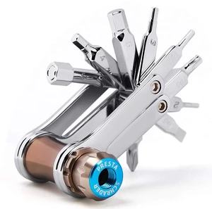 Bike Tool Mini 11 in 1 Multi-Tool - Chain Tool/Torx/Hex/Screwdriver | Bicycle Multitool Kit - Cycling Mechanic Repair Tools with CO2 Inflator for Road and Mountain Bikes Bike Tool Mini 11 in 1 Multi-Tool - Chain Tool/Torx/Hex/Screwdriver | Bicycle Multitool Kit - Cycling Mechanic Repair Tools with CO2 Inflator for Road and Mountain Bikes