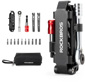 14-in-1 Bike Tool Kit Portable Ratchet Wrench 10Bits 2 Tire Levers | FoldableHigh Quality SteelMulti-Function Bike Repair Kits 14-in-1 Bike Tool Kit Portable Ratchet Wrench 10Bits 2 Tire Levers | FoldableHigh Quality SteelMulti-Function Bike Repair Kits