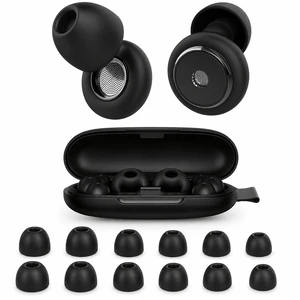 45dB Noise Cancelling Ear Plugs for Sleeping, 6 Pairs of Tips | Soft Reusable Silicone for Side Sleepers, Snoring, Focus, Flights, Concerts, and Daily Noise Reduction, Compact Case 45dB Noise Cancelling Ear Plugs for Sleeping, 6 Pairs of Tips | Soft Reusable Silicone for Side Sleepers, Snoring, Focus, Flights, Concerts, and Daily Noise Reduction, Compact Case