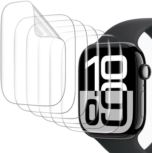 6 Pack Soft Screen Protector for 46mm Apple Watch Series 12/11/10 | TPU Screen Cover for 12/11/10, No Bubble Easy Installation High Definition Protection 6 Pack Soft Screen Protector for 46mm Apple Watch Series 12/11/10 | TPU Screen Cover for 12/11/10, No Bubble Easy Installation High Definition Protection