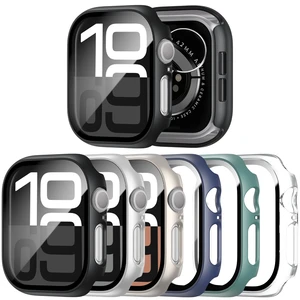 6 Pack Case with Screen Protector for Apple Watch Series 11/10 46mm | Face Cover with Tempered Glass for iWatch 11/10 46mm, Scratch Resistant, Sensitive Touch Protection Hard PC Bumper 6 Pack Case with Screen Protector for Apple Watch Series 11/10 46mm | Face Cover with Tempered Glass for iWatch 11/10 46mm, Scratch Resistant, Sensitive Touch Protection Hard PC Bumper
