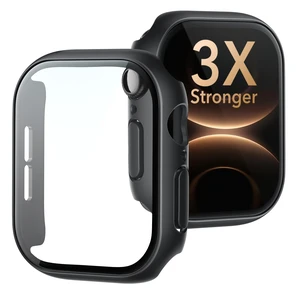 Glass Case by Corning for Apple Watch Series 11 46 mm Screen Protector | ESR Accessory Glass by Corning compatible with Apple Watch Series 11/10 (46 mm), precision fit and bare touch, 1 pack, black Glass Case by Corning for Apple Watch Series 11 46 mm Screen Protector | ESR Accessory Glass by Corning compatible with Apple Watch Series 11/10 (46 mm), precision fit and bare touch, 1 pack, black