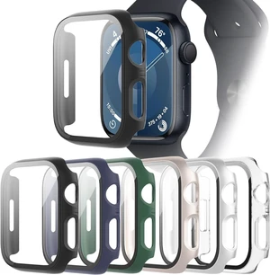 6-Pack Case with Screen Protector for Apple Watch Series 11/10 46mm | Hard-PC Protective Face Cover, Ultra-Thin Bumper with Tempered Glass, HD Sensitive Touch Film for iWatch 10/11 46 mm 6-Pack Case with Screen Protector for Apple Watch Series 11/10 46mm | Hard-PC Protective Face Cover, Ultra-Thin Bumper with Tempered Glass, HD Sensitive Touch Film for iWatch 10/11 46 mm