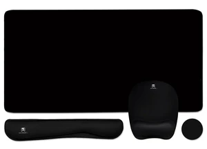 Keyboard Wrist Rest Large Mouse Pad Wrist Support for Computer, 4 in 1 Memory Foam Keyboard Pad Desk Mat Ergonomic Hand Rest Wrist Cushion for Home Office Gaming-Black Keyboard Wrist Rest Large Mouse Pad Wrist Support for Computer, 4 in 1 Memory Foam Keyboard Pad Desk Mat Ergonomic Hand Rest Wrist Cushion for Home Office Gaming-Black