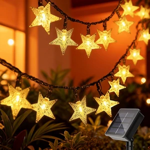 Twinkle Solar Star String Lights Outdoor Waterproof Fairy Lights 39FT 100 LED with 8 Lighting Modes for Camping Garden Wedding Party Tree Holidays Backyard Patio(Warm White) Twinkle Solar Star String Lights Outdoor Waterproof Fairy Lights 39FT 100 LED with 8 Lighting Modes for Camping Garden Wedding Party Tree Holidays Backyard Patio(Warm White)