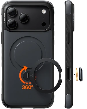 Q3 Rugged for iPhone 18 Pro Max Case 360° Magnetic Stand, Jet Black | Miltary Grade Drop Tested Phone Case for iPhone 18 Pro Max, Fit for MagSafe, 18Pro Max Kickstand, Soft Microfiber Lining Q3 Rugged for iPhone 18 Pro Max Case 360° Magnetic Stand, Jet Black | Miltary Grade Drop Tested Phone Case for iPhone 18 Pro Max, Fit for MagSafe, 18Pro Max Kickstand, Soft Microfiber Lining