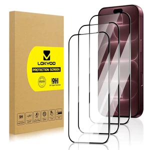 3 Pack HD Glass Screen Protector for iPhone 18 Pro | Ultra Clear,Anti-Scratch,Bubble-Free,Easy Install,9H Protective Glass for iPhone 18 Pro 3 Pack HD Glass Screen Protector for iPhone 18 Pro | Ultra Clear,Anti-Scratch,Bubble-Free,Easy Install,9H Protective Glass for iPhone 18 Pro