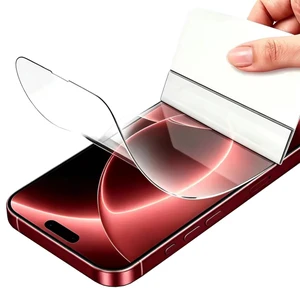 Soft TPU Transparent Protective Hydrogel Film Screen Protector for iPhone 18 Pro, Screen Protector Film -Not Tempered Glass -3 Packs Soft TPU Transparent Protective Hydrogel Film Screen Protector for iPhone 18 Pro, Screen Protector Film -Not Tempered Glass -3 Packs