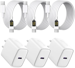 iPhone 18 17 16 15 Charger Fast Charging 3Pack USB C Charger Type C Charger | 6FT Cable for iPhone 18/18 Pro/18 Pro Max/iPhone Duo/17/17 Plus/17 Pro/17 Pro Max/16/16 Plus/16 Pro Max/15 Pro Max iPhone 18 17 16 15 Charger Fast Charging 3Pack USB C Charger Type C Charger | 6FT Cable for iPhone 18/18 Pro/18 Pro Max/iPhone Duo/17/17 Plus/17 Pro/17 Pro Max/16/16 Plus/16 Pro Max/15 Pro Max