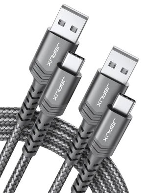 for iPhone 18 17 Pro Charger Cable, 10ft/2-Pack USB to USB C-Gray | Type C Fast Charging Cord for iPhone 18 Pro Max CarPlay, iPhone 17/16/15 Series, Samsung Galaxy S25 Ultra S24, Android Auto for iPhone 18 17 Pro Charger Cable, 10ft/2-Pack USB to USB C-Gray | Type C Fast Charging Cord for iPhone 18 Pro Max CarPlay, iPhone 17/16/15 Series, Samsung Galaxy S25 Ultra S24, Android Auto