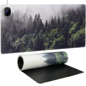 Forest Heated Computer Mat, 31.5"x13" Table Mat for Students | Heating Mouse Pad with Warming 4 Levels and Auto Shut-Off, Vintage Heated Desk Pad for Vanity Table Office Workspace Forest Heated Computer Mat, 31.5"x13" Table Mat for Students | Heating Mouse Pad with Warming 4 Levels and Auto Shut-Off, Vintage Heated Desk Pad for Vanity Table Office Workspace