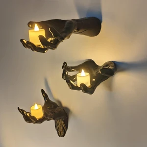 Halloween Decor 3Set Creepy Hands with Candles Halloween Wall Decor | Spooky Halloween Decorations Indoor Outdoor, Life-Sized Horror Hands Halloween Decor 3Set Creepy Hands with Candles Halloween Wall Decor | Spooky Halloween Decorations Indoor Outdoor, Life-Sized Horror Hands