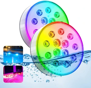 Pool Lights, Upgraded Rechargeable Submersible LED Lights with Remote IP68 Waterproof 16 Colors Hot Tub Underwater Pool Lights for Above Ground Inground Pool, Bath, Party, Vase 2 Pack Pool Lights, Upgraded Rechargeable Submersible LED Lights with Remote IP68 Waterproof 16 Colors Hot Tub Underwater Pool Lights for Above Ground Inground Pool, Bath, Party, Vase 2 Pack
